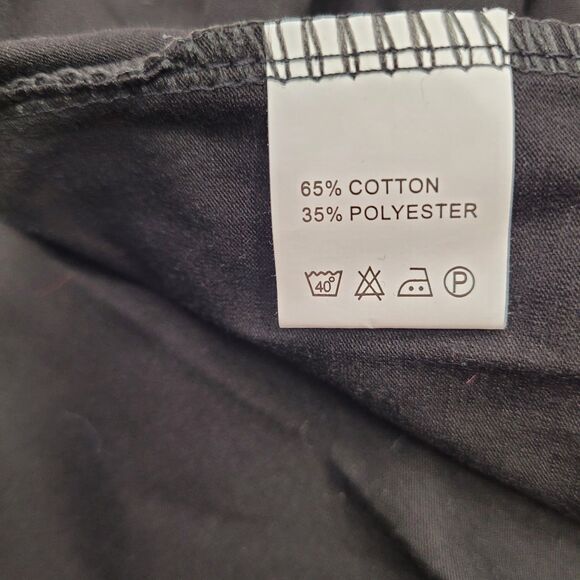 BesserBay Girls Button-Up Cold Shoulder & Tie Black Shirt Size 7-8 Years Old - Picture 6 of 8